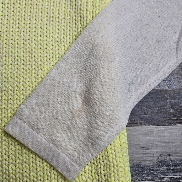 Tibi Sweater Womens XS yellow with Gauze sleeves - Picture 8 of 12